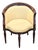 2003 Southwood Hickory Nc Sheraton Inlaid Mahogany 5 Leg Barrel Tub Chair Arm Chair For Sale