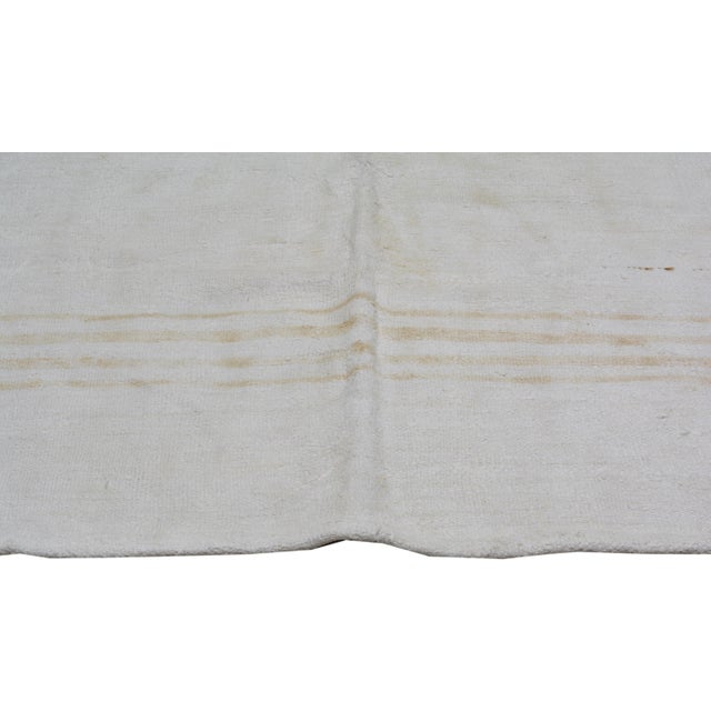 Vintage Turkish Flatweave Hemp Rug, 5'5''x7'5'' For Sale - Image 4 of 6