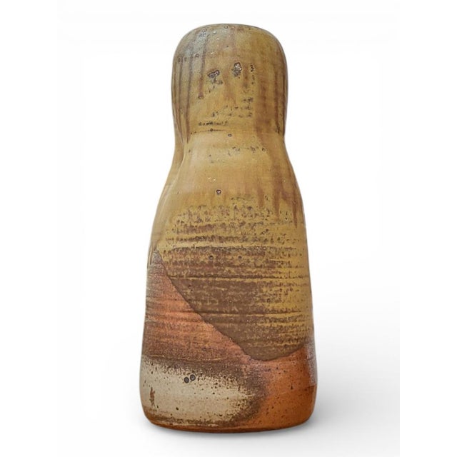 Brutalist Stoneware Vase by Antoine De Vinck, Puisaye, France, 1970s For Sale - Image 3 of 10