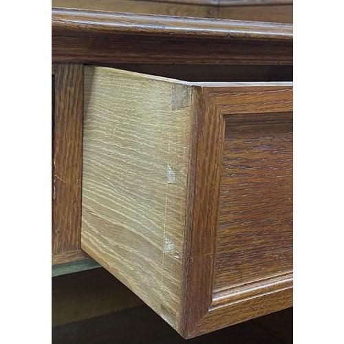 Dutch Oak Notary Cabinet, 1900s For Sale - Image 6 of 12