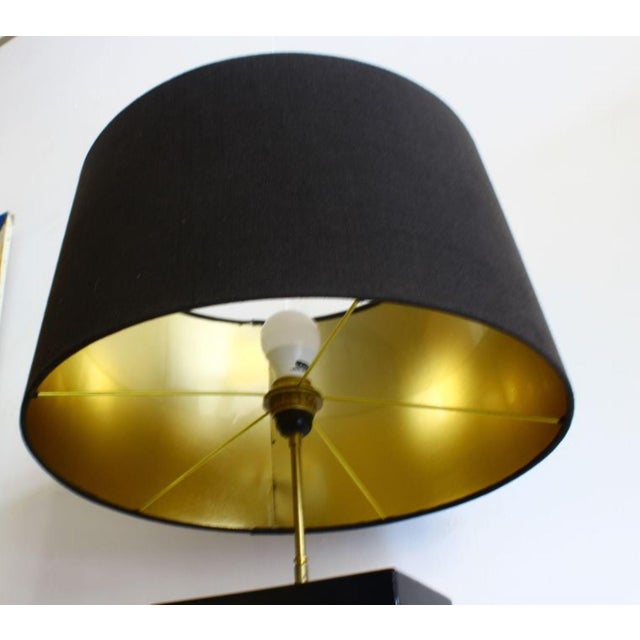 Black Lacquered Table Lamp from Roger Vanhevel, 1970s For Sale - Image 3 of 14
