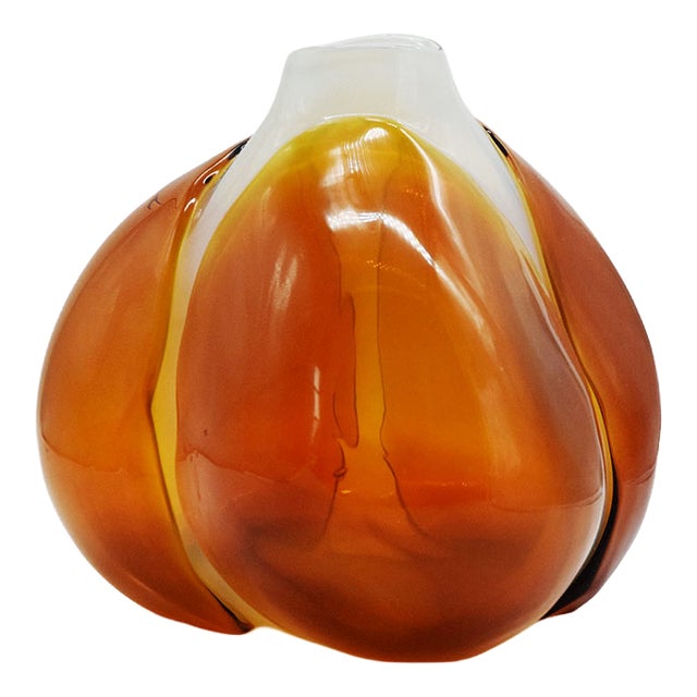 Vintage Sculpture Vase by Claire Falkenstein for Salviati Murano, 1970 For Sale
