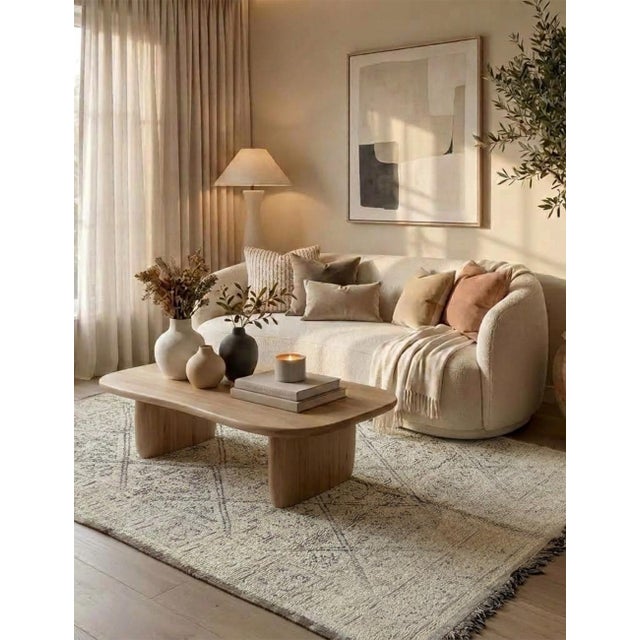 Neutral 1980's Beni M'Guild Wool Rug - 11.3 X 6.7 Ft For Sale In Cleveland - Image 6 of 6