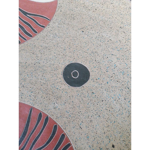 Large Ceramic Plate from Duilio Jimenez, 1970s For Sale - Image 6 of 12