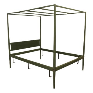 Custom Quality Early American Style Queen Size Canopy Bed For Sale