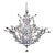 James Moder Crystal Chandelier For Sale