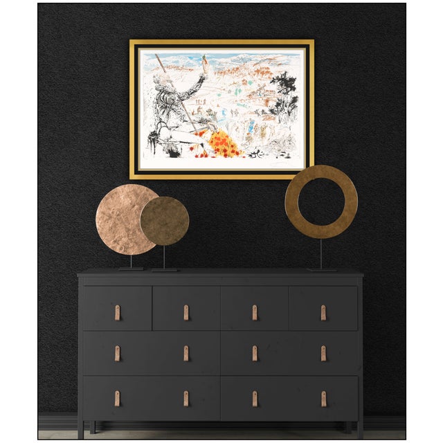 The artwork here, "L'Age d'Or" is a wonderful depiction of a figure looking out over a landscape, created with meticulous...