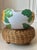 Vintage 12” Italian Sunflower Insized, Glazed Handpainted Terracotta Bowl For Sale - Image 4 of 18