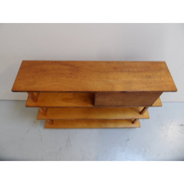 Vintage Open Bookcase in Wood, 1950s For Sale - Image 12 of 16