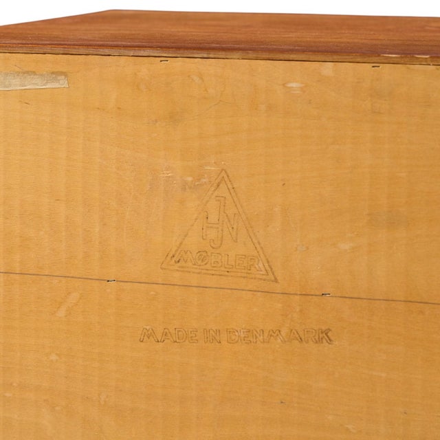 Nils Jonsson for Tørring Møbelfabrik Mid Century Danish Teak Nightstands - Pair For Sale - Image 12 of 12