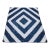 20thc Blue & White Log Cabin Quilt For Sale
