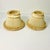 1940s Vintage Boho Chic Traditional Pleated Lamp Shades - A Pair For Sale - Image 4 of 10