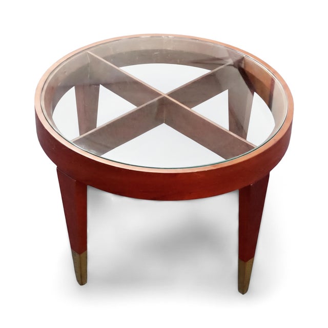 Mid-Century Modern 1990s Italian Anna Side Table by Gio Ponti for Neoponti For Sale - Image 3 of 7