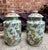 Chinese Famille Rose Butterfly and Floral Lidded Ginger Jars Chinoiserie Urns -a Pair For Sale - Image 4 of 11