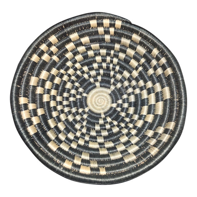Handwoven Rwandan Basket For Sale