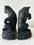 Vintage Plaster Bull and Bear Stock Market Bookends For Sale - Image 4 of 7
