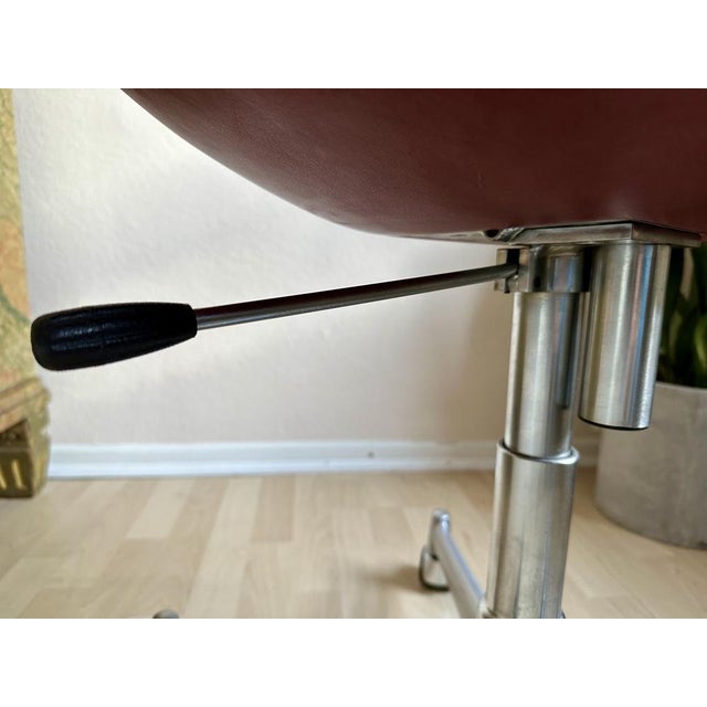 Mid-Century Red Tulip Armchair by Preben Fabricius & Jørgen Kastholm for Kill International, 1980s For Sale - Image 13 of 18