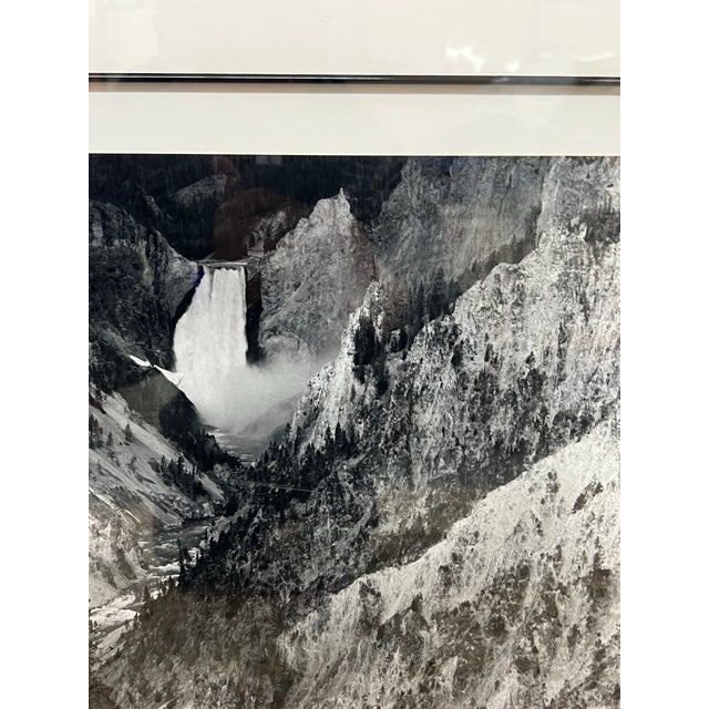Black Robert Morris Lower Yellowstone River in Yellowstone Park, Wyoming B/W Limited Photography, Signed For Sale - Image 8 of 12