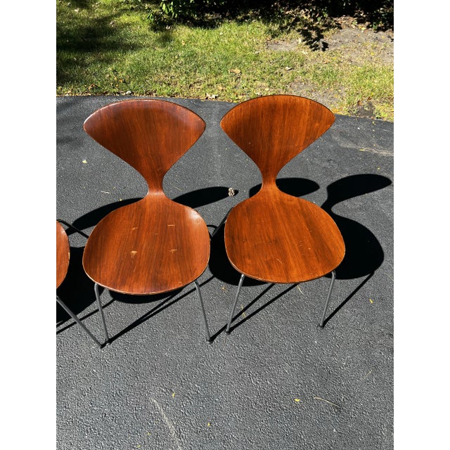 Mid 20th Century Mid-Century Modern Bernardo by Plycraft Molded Plywood Dining Chairs - Set of 4 For Sale - Image 5 of 10