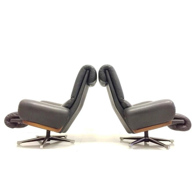 1960s Vintage Strassle Armchairs by André Vandenbeuck for Strässle, 1960s, Set of 2 For Sale - Image 5 of 11