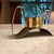 Mid-Century Modern Brass Candle Holder Carl Aubock Era For Sale In San Diego - Image 6 of 7