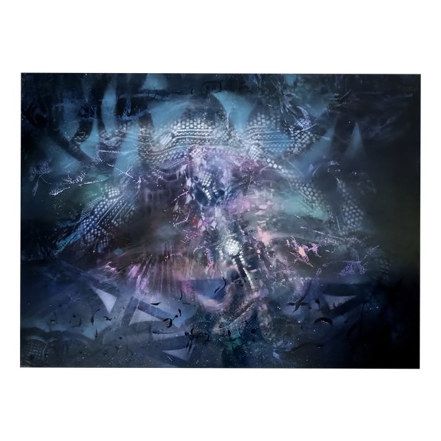 Ovidiu Kloska, Arabian Night, Mixed Media on Canvas For Sale