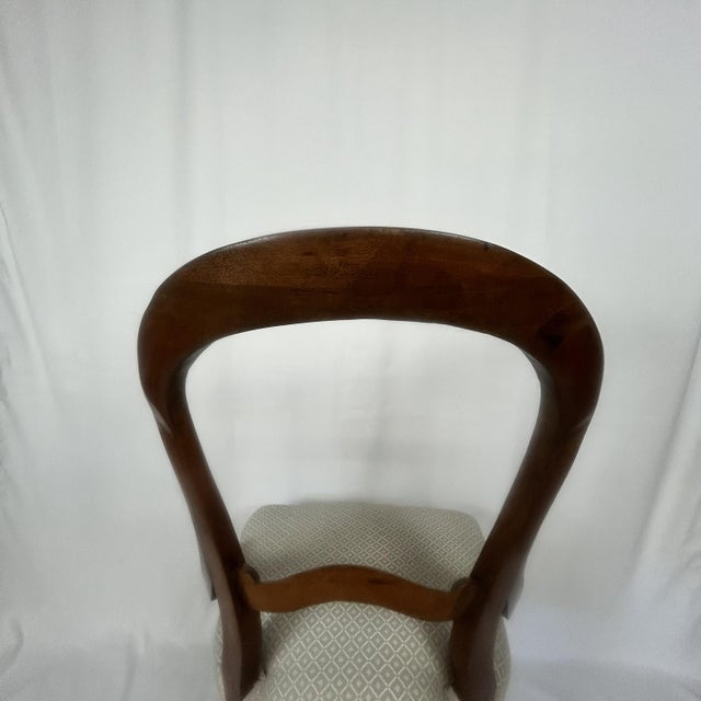 19th Century Traditional Victorian Balloon-Back Chair For Sale - Image 10 of 11