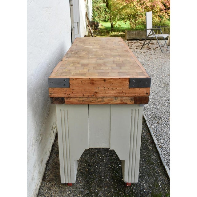French Art Deco Butchers Block, 1920s For Sale - Image 10 of 18