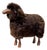 Lalanne Style Large Life-Size Sheep Stool or Sculpture - Brown Fur For Sale