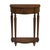 Spritely Home Accent Furniture Ashby Demilune Console Table with Storage, Antique Cherry For Sale - Image 4 of 4