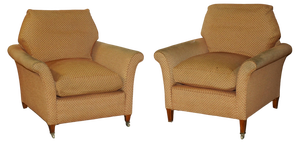 Set of Antique Victorian Armchairs from Howard & Sons, 1880