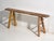 Antique Elm Footboard Bench, 1870s For Sale - Image 10 of 12