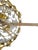 Gold Mid-Century Modern Gilded Brass Crown Chandelier with Faceted Crystal Teardrop Crystals in the style of Palwa, Germany, 1960-1970 For Sale - Image 8 of 9