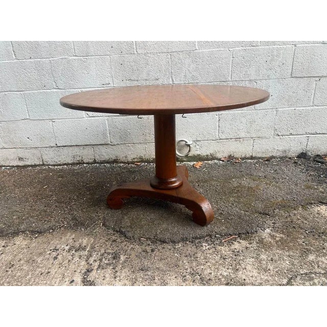 Antique Pine Tilt Top Table. 19th Century. For Sale - Image 9 of 10