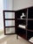 Mid-Century Display Cabinet in Dark Wood and Glass For Sale - Image 8 of 12