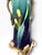Ceramic Antique Carl Knoll Karlsbad Art Nouveau Hand-Painted Porcelain Iris Vase, Bohemia, Circa 1900 For Sale - Image 7 of 12