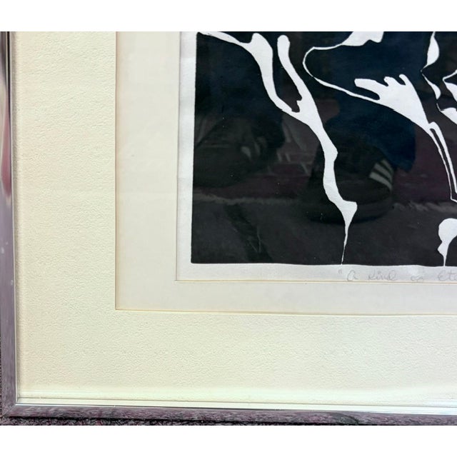 Mid 20th Century Mid Century Print - Titled " a Kind of Eternity," Signed and Dated For Sale - Image 5 of 9