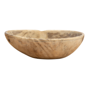 19th-Century Treen Bowl, Inscribed & Dated “1837"