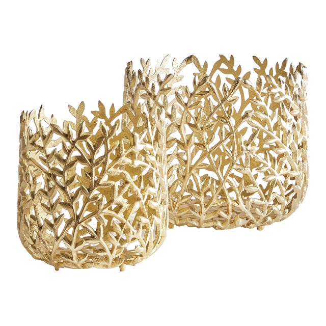 Celine Cachepots, Set Of 2 For Sale