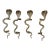 Large Architectural Bronze Cobra Hardware Left For Sale