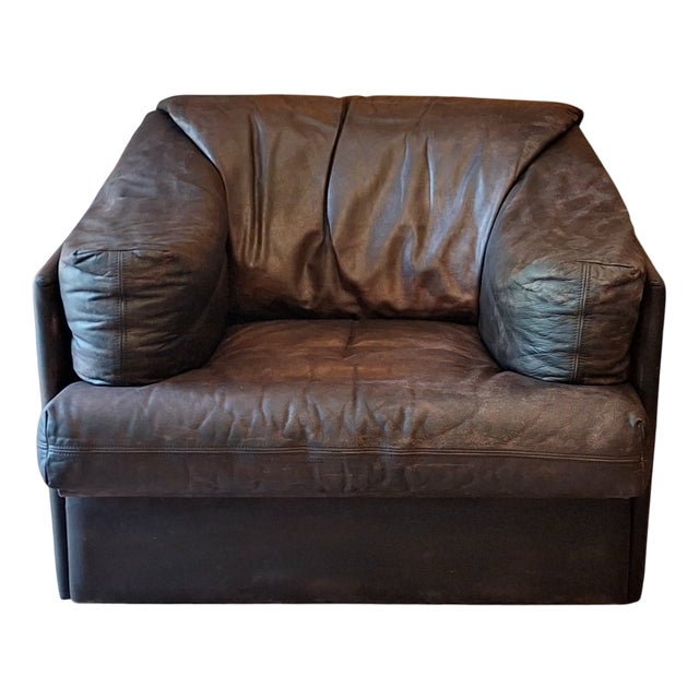 Lounge Chair in Leather from Niels Eilersen, Denmark, 1960s For Sale