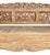 Indian Vintage Washed Teak Sleigh Arm Outdoor / Indoor Bench For Sale - Image 3 of 7