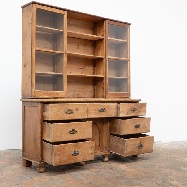 Antique Blonde Pine Dresser, 1900 For Sale - Image 4 of 12