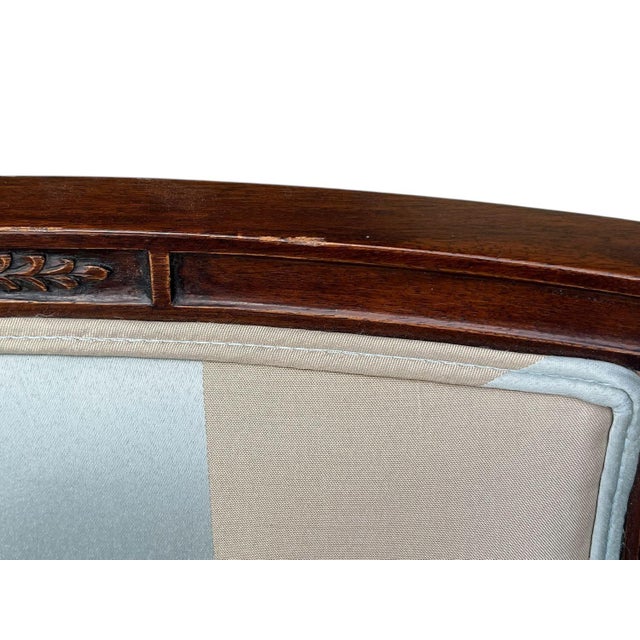 Early 20th Century Louis XVI Style Armchair. Custom Upholstery. For Sale - Image 13 of 14