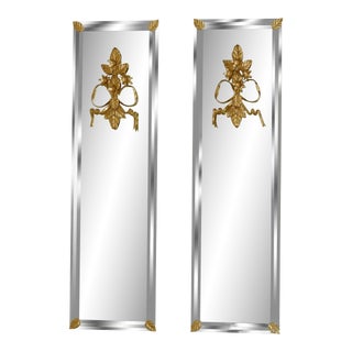 Pair Labarge 8259-28 Mirrored Wall Accents For Sale