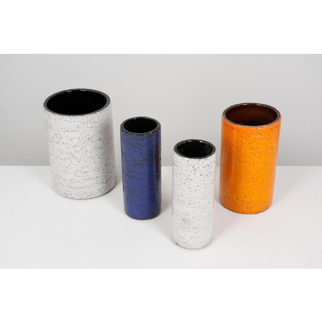 1960s Rouleaux Vases in Chamotte Earth, 1960s, Set of 4 For Sale - Image 5 of 8