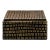Matthew Izzo Home Lizzo Reptile Textured Brass Aluminum Decorative Box With Lid For Sale