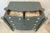 Verdigris Antique Sheraton Style Bowfront Chest of Six Drawers With Locks and Key, New Paint and Knobs For Sale - Image 8 of 18