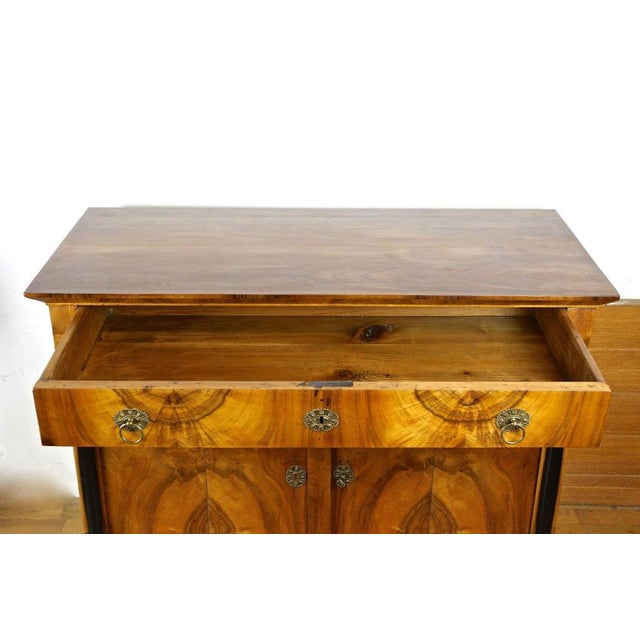 Antique Austrian Biedermeier Trumeau Commode, 1825 For Sale - Image 4 of 14