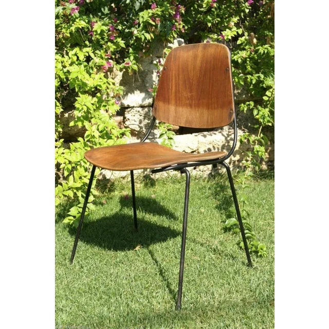 Wood Chair by Augusto Bozzi for Saporiti Italia, 1970s For Sale - Image 7 of 7